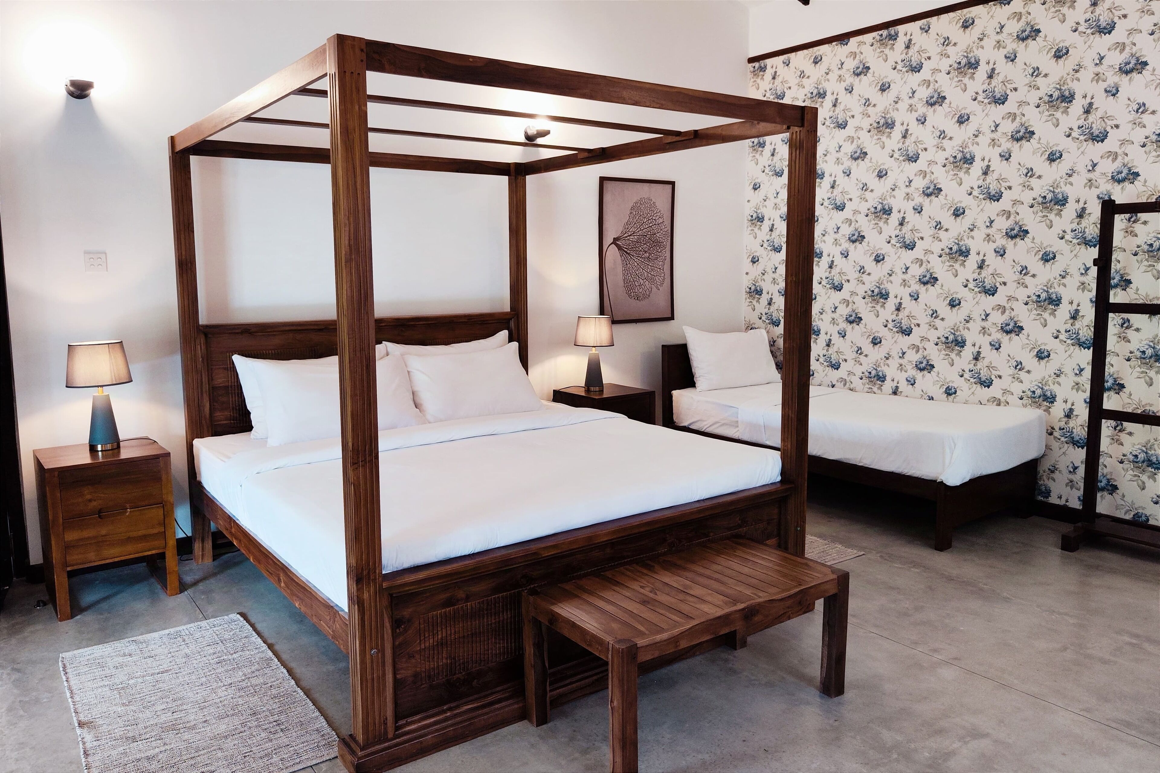 Camera tripla, vista giardino