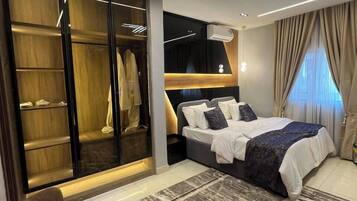 Economy-Apartment, Balkon, Stadtblick