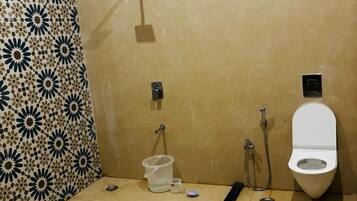Towels, soap, toilet paper