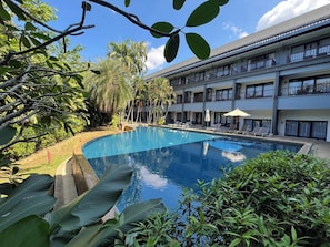 Pool - Khaolak LOFT Suite A with 2 King size beds 1 bathroom at Kokotel Montana Hotel (Tambon Khuekkhak)