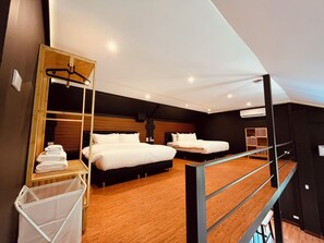 Iron/ironing board, Internet, bed sheets - Khaolak LOFT Suite A with 2 King size beds 1 bathroom at Kokotel Montana Hotel (Tambon Khuekkhak)