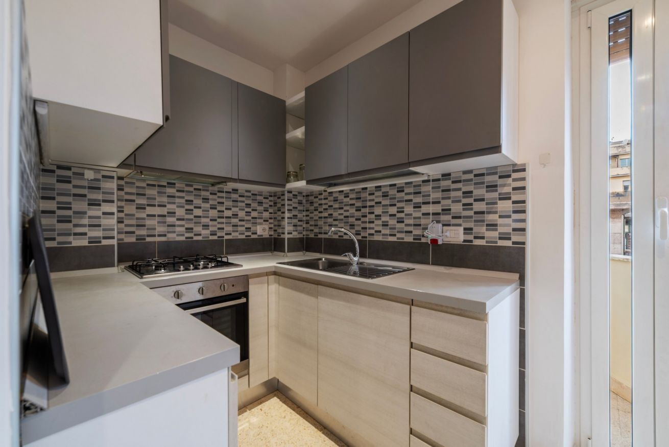 Fridge, microwave, dishwasher, toaster