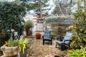 Terrace/patio - Holiday Home "Villa Esperance" with Wi-Fi (Arromanches-les-Bains)