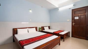 Premium bedding, free WiFi, bed sheets