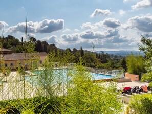 A heated pool - Nice Studio 2 Pers pool view (Callian)