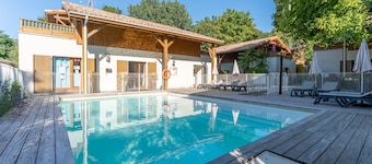 House Lacanau, terrace, pool