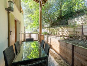Outdoor dining - House Lacanau, terrace, pool (Lacanau)
