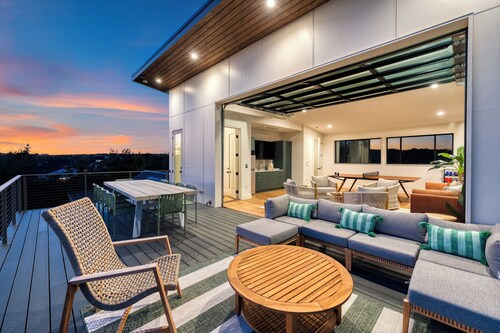 Lake Austin Views + Pool, Firepit, Deck, Game Room | Sundown Social by AvantStay