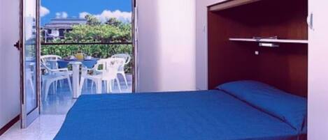 Leilighet, 1 soverom, terrasse | 2 soverom