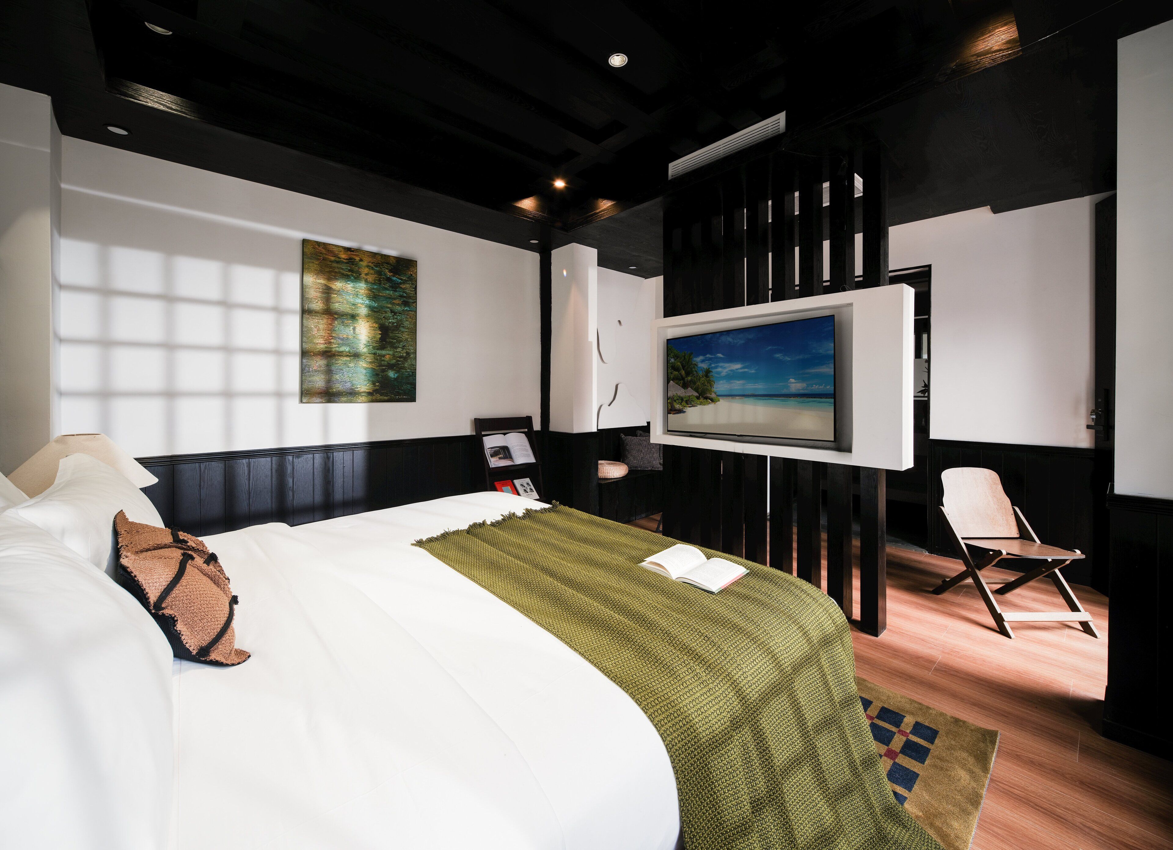 基本雙人房, 庭園景觀 | 筆電工作空間、遮光布/窗簾、隔音、熨斗/熨衣板