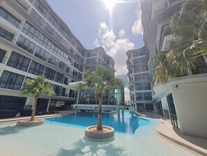 Apartment, 1 Schlafzimmer, Raucher, Balkon | Pool