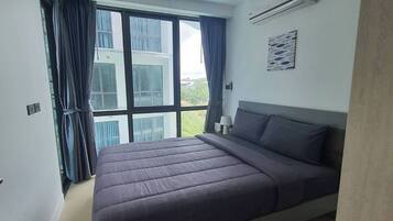 อพาร์ทเมนท์, 1 ห้องนอน, สูบบุหรี่ได้, ระเบียง | 1 ห้องนอน