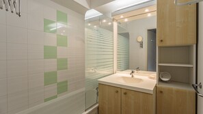 Bathroom - Cute apartment for 6 people, balcony (Ondres)