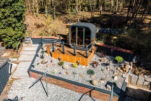 Property grounds - Waterkieker - Bungalow on Lake Jabel with jetty & outdoor sauna (Jabel)