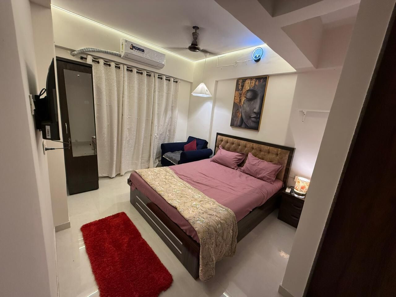 Strykjärn/strykbräda, wi-fi och sängkläder