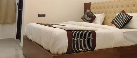 Deluxe dubbelrum - utsikt mot staden | Vardagsrum