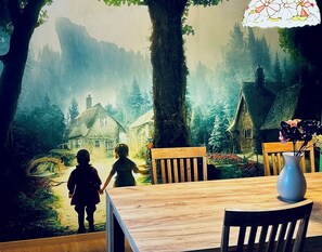 Outdoor dining - FEWO Unterm Stein - Hänsel & Gretel - 2 sleep. (Alheim)