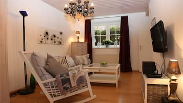 Televisión, reproductor de DVD y estéreo