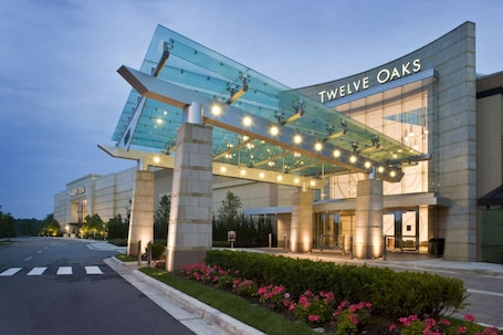 Exterior. Close to Twelve Oaks Mall + Dining. Pool. Gym.