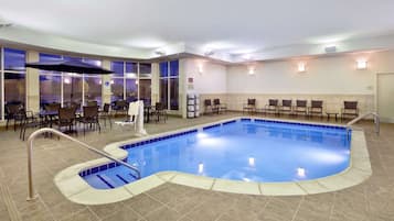 Indoor pool, a heated pool