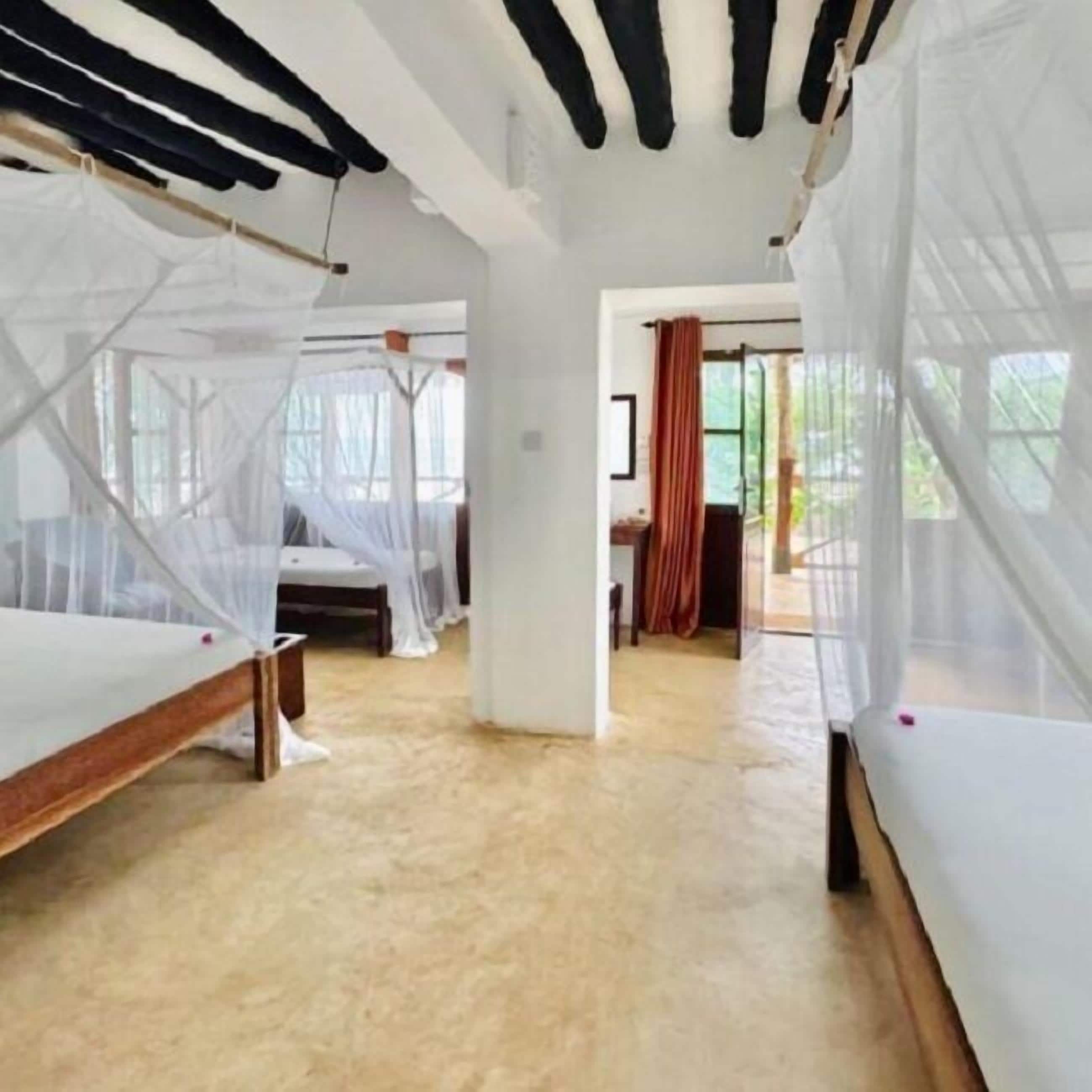 Free WiFi, bed sheets