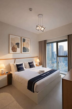 2 bedrooms, desk, iron/ironing board, WiFi - Rentico | Ultra-Luxury 2BR Burj Khalifa & Fountain (Dubai)