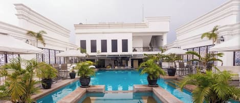 Room, 1 Bedroom, Balcony | Pool | Outdoor pool