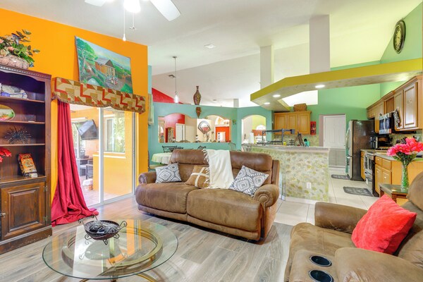 Spacious Backyard! Single-level Port St Lucie Home - Caribbean