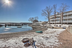 Apartment (3 Bedrooms) | Interior - Balcony w/ Lake Views: Waterfront Ozarks Condo! (Osage Beach)