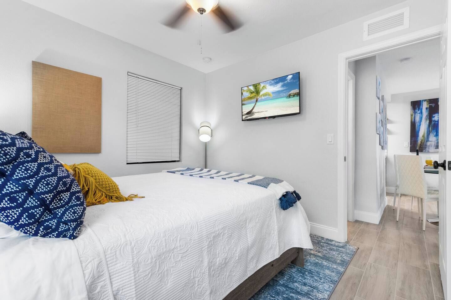 Iron/ironing board, travel cot, free WiFi, bed sheets