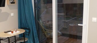 Garden house 2-4 persons with terrace near the forest in a quiet area.