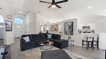 Villa, 4 Bedrooms | Living area | Smart TV