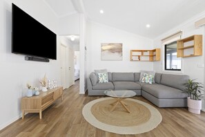 Living room - Spacious 2-bedroom With Private Parking Access (Portarlington)