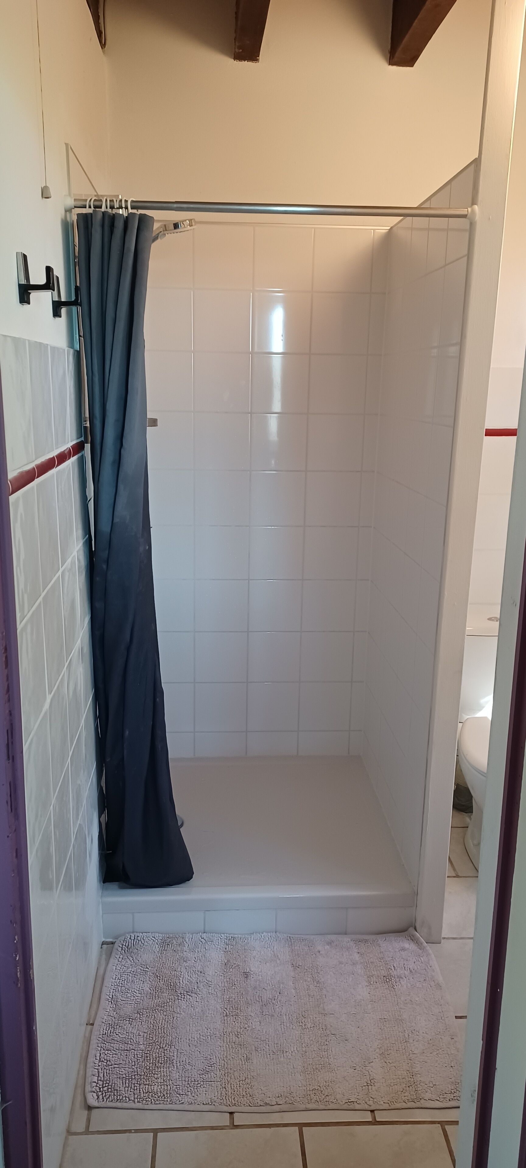 Serviettes fournies, savon, papier toilette