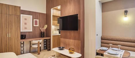 公寓 | 1 間睡房、手提電腦工作空間、熨斗/熨衫板、床單