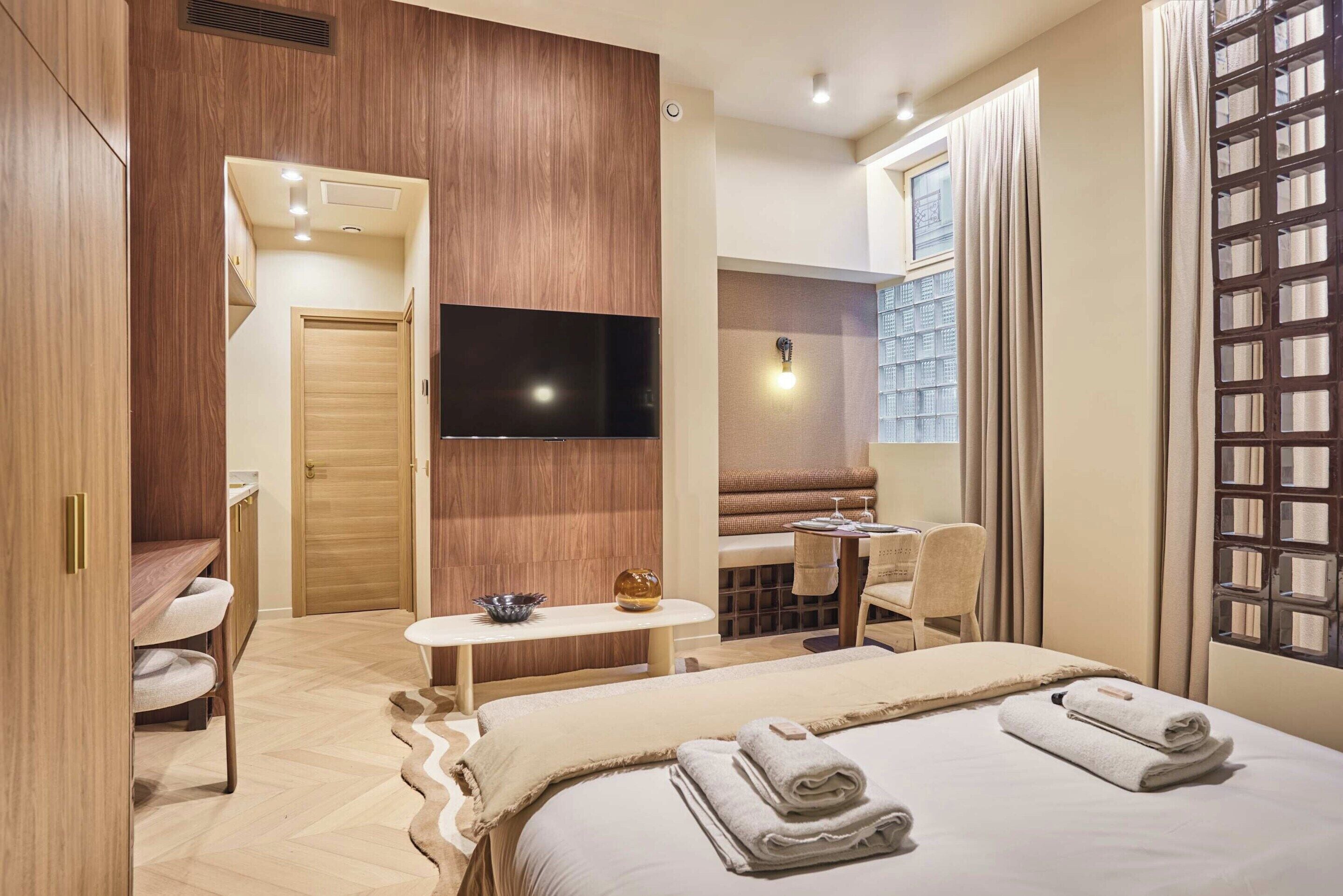 Apartment | 1 bedroom, laptop workspace, iron/ironing board, bed sheets