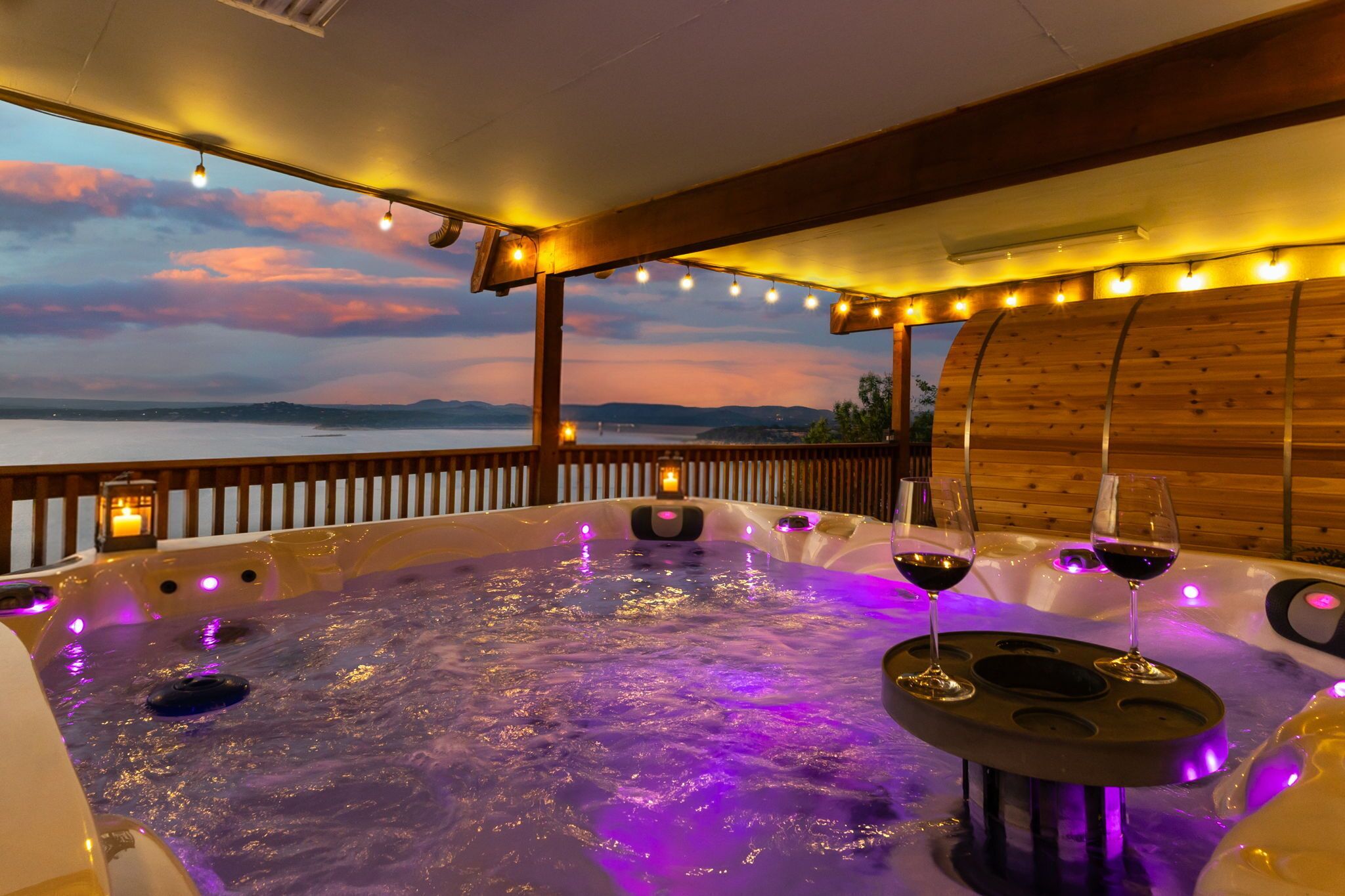 Bain à remous extérieur