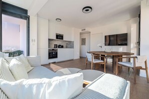 Apartment | Living area - Superb Terrace Apartment in Monaco/beausoleil (Beausoleil)