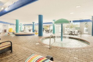 Indoor pool, a heated pool - Bay View Resort 1202 (Myrtle Beach)