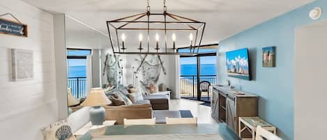 TV connectée, cheminée