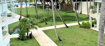 Spacious 3-bedroom beachfront 2 floor condo with AC in beautiful Las Terrenas