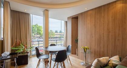 Modern apt in Sudoeste w/ A/C & Wi-fi Cls0101