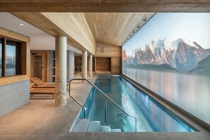 Piscine couverte, piscine chauffée