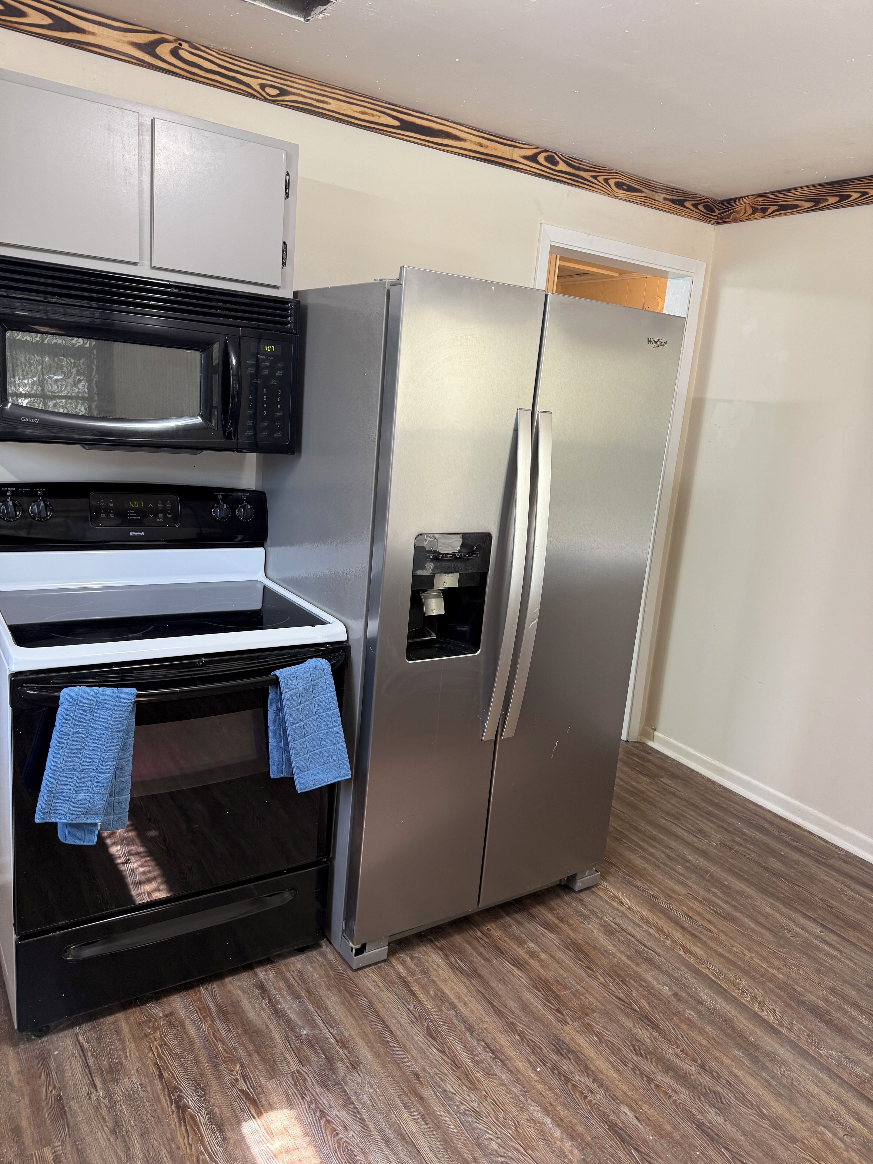 Microwave, oven, stovetop