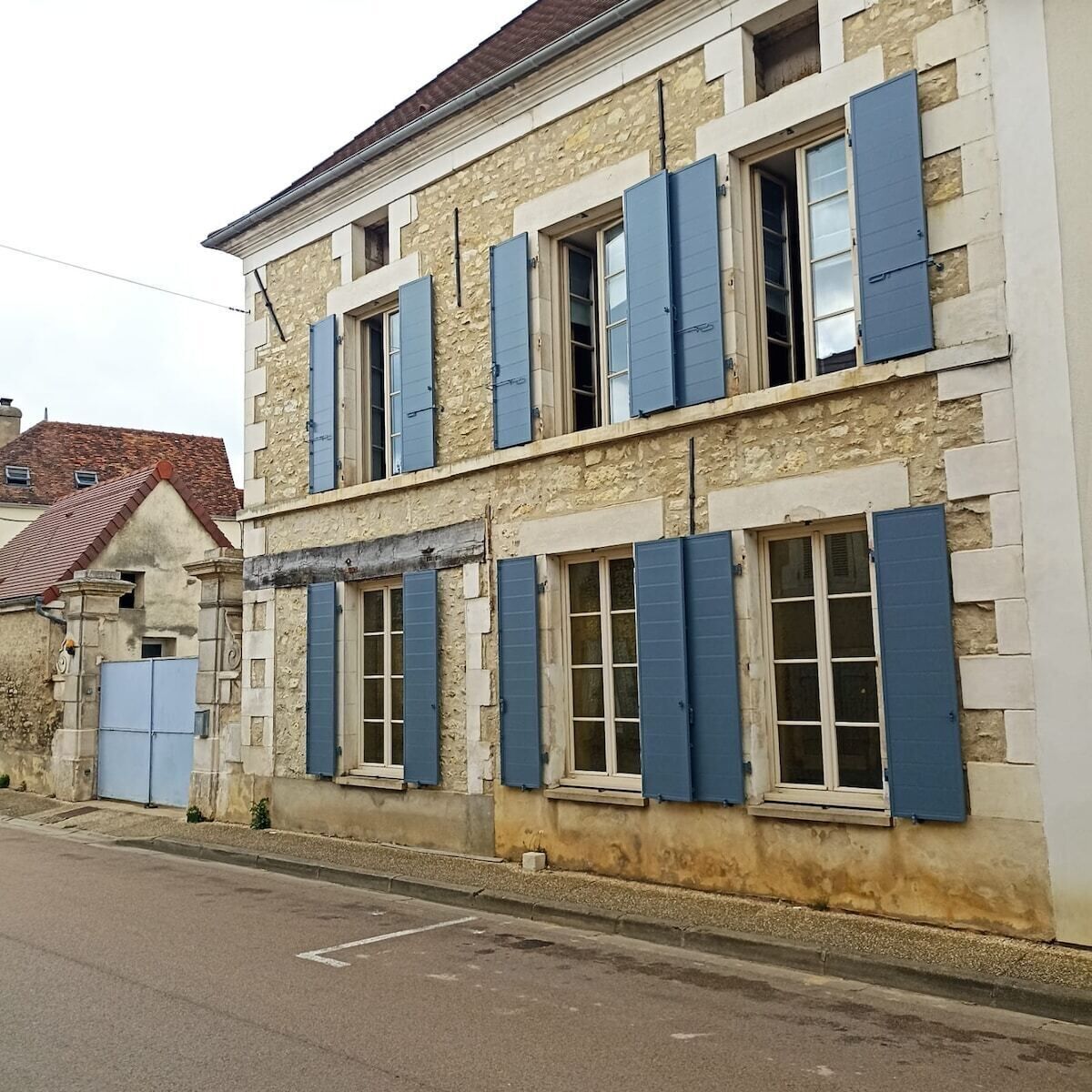 Maison vue de l'extérieur