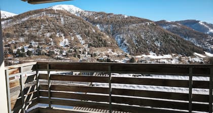 Large south-facing T2 with terrace - At the foot of the slopes in La Foux d'Allos