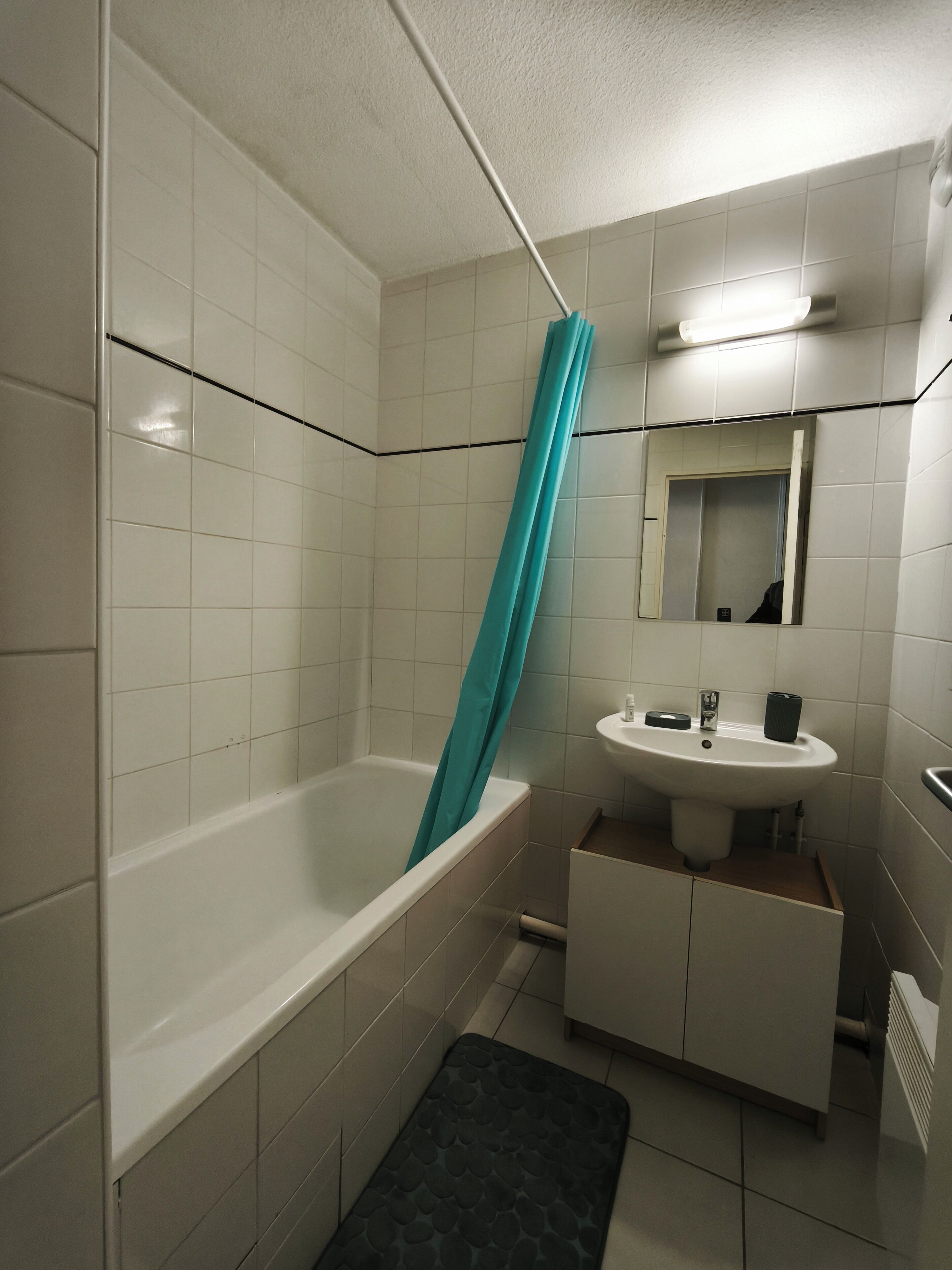 Secador de pelo, jab ón y papel higiénico