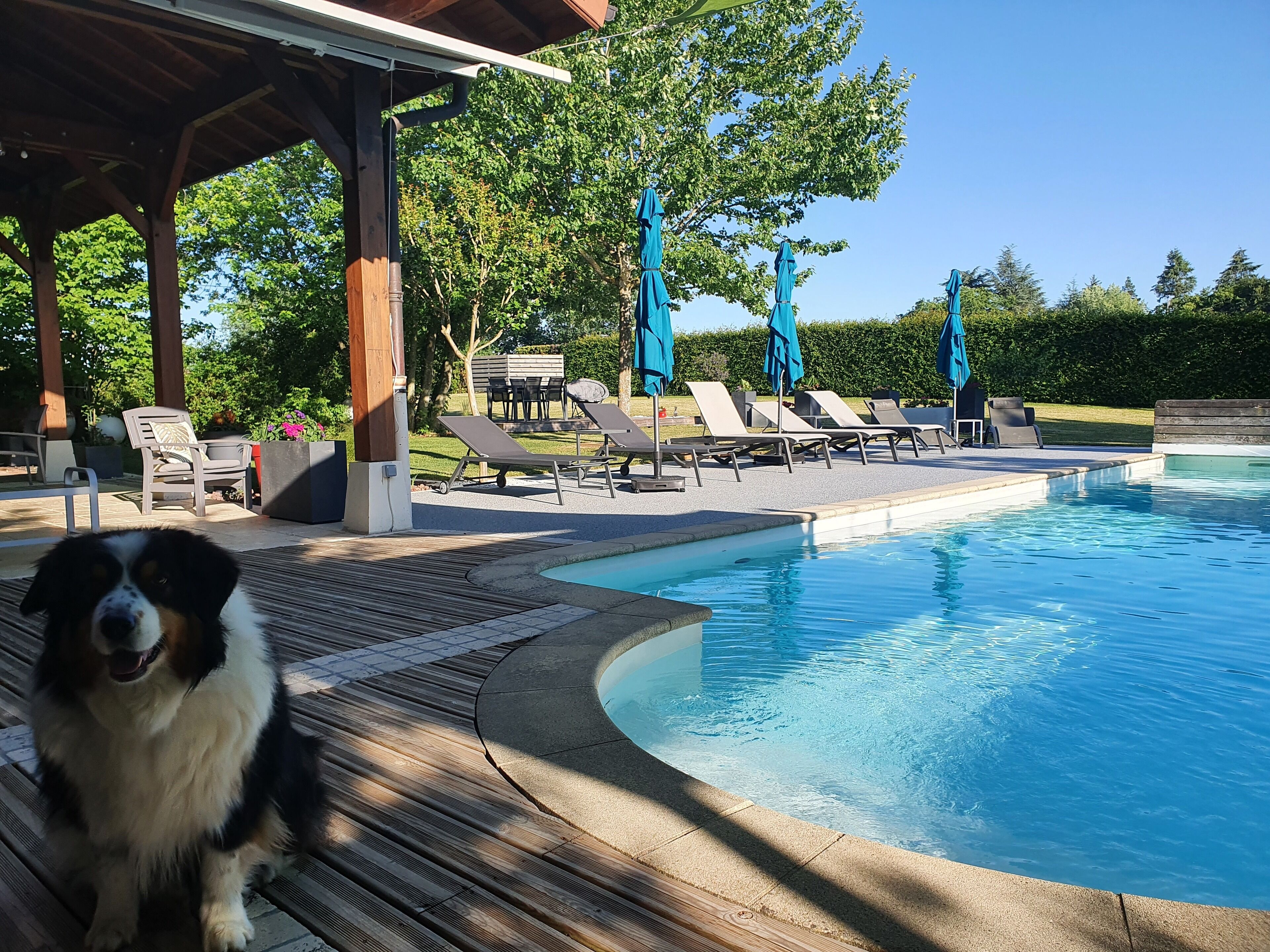 Seasonal outdoor pool