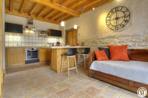 Living area - Grange Carrée (Saint-Rémy)