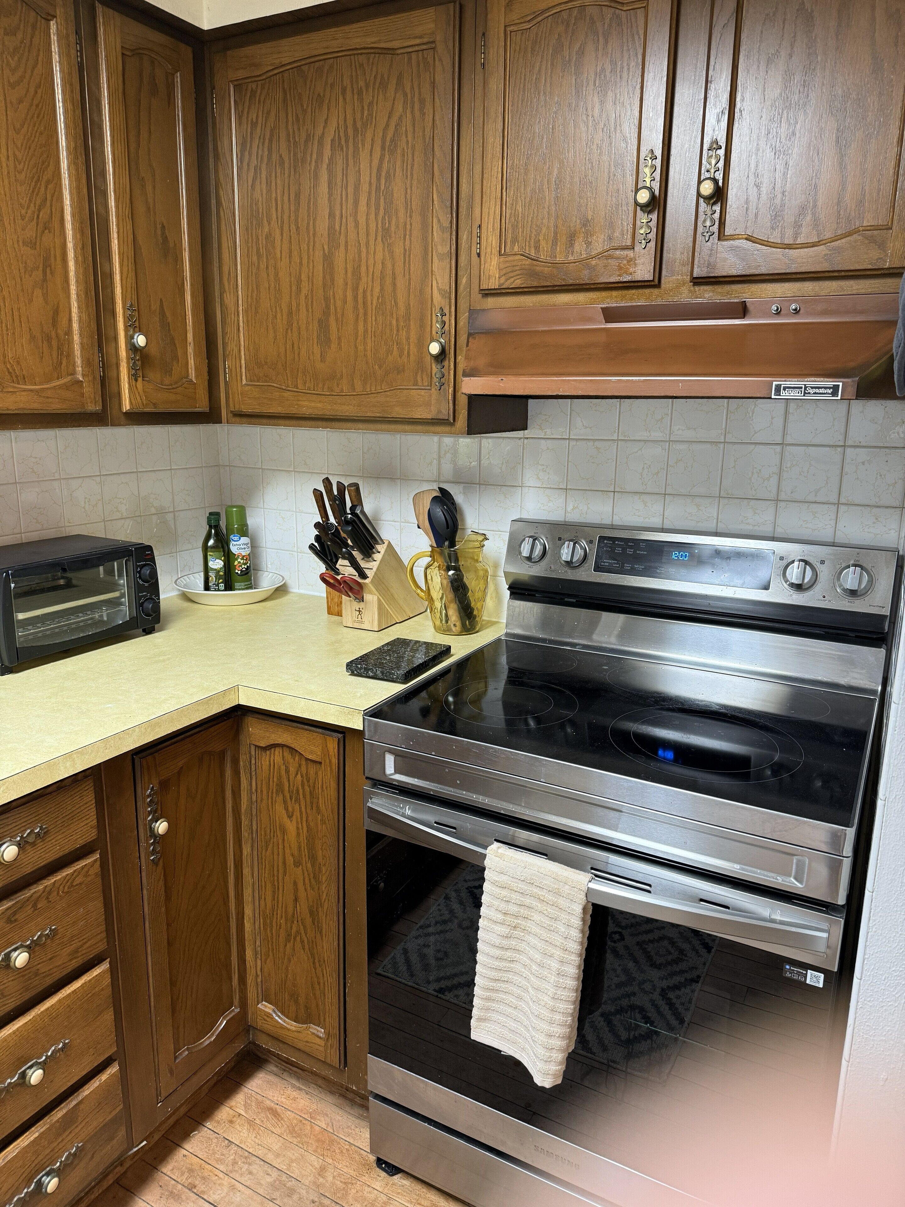 Microwave, oven, stovetop